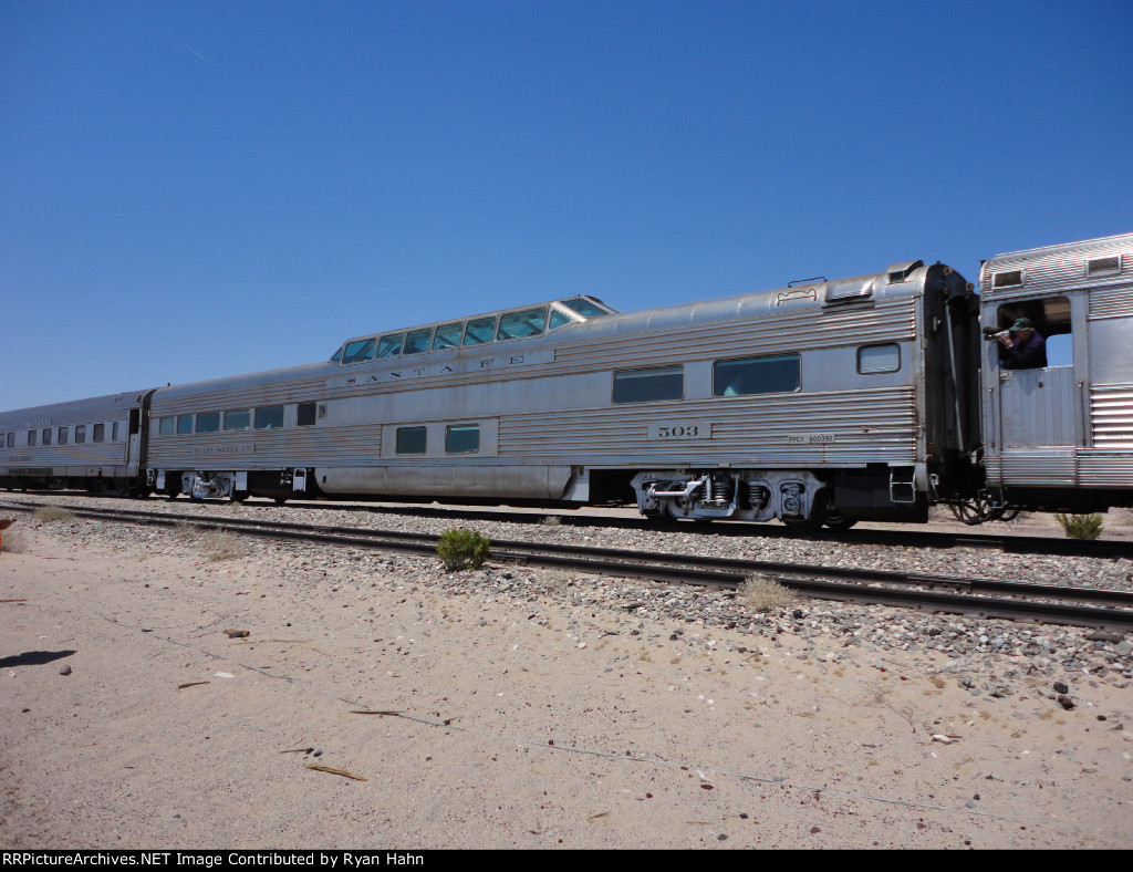 ATSF 503 Plaza Santa Fe on the Canyon LTD Excursion